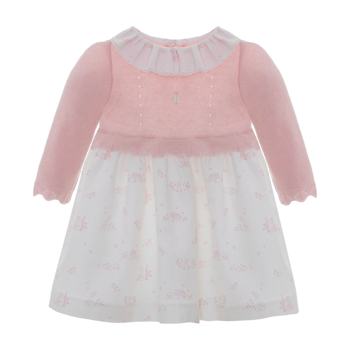 Purchase Patachou Baby Girls Long Sleeve Rabbit Dress Montreal 9 month pink