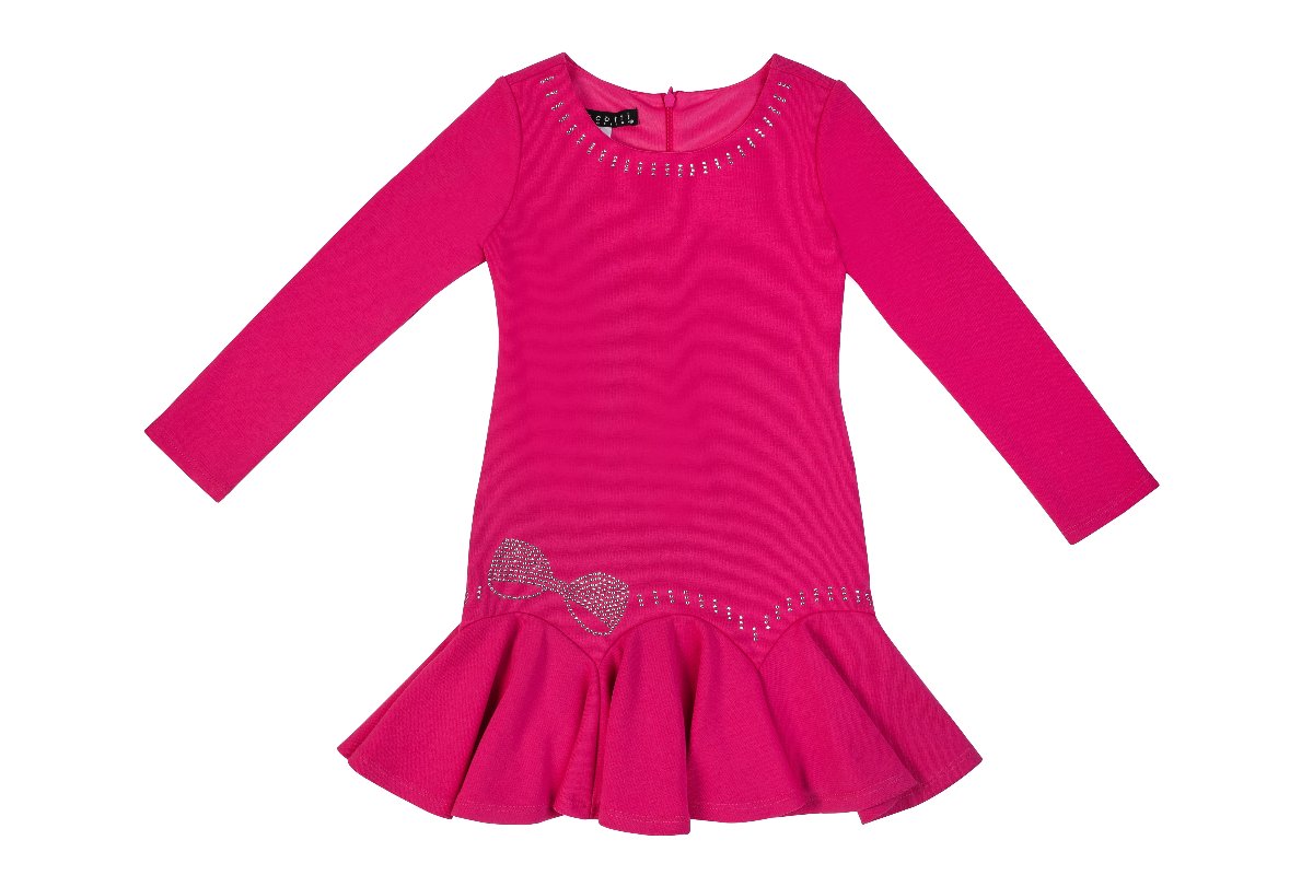 Purchase our Biscotti Long Sleeves Fuchsia Dress for Dance Online in Montreal